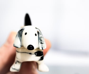 Dachshund Gift,Ring Holder,Dog Ring Holder,Ring Cone,Jewelry Display,Dachshund Ring,Ring Tree,Cerami