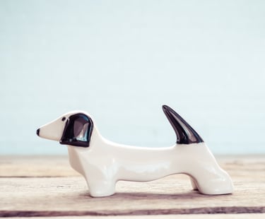 Figurine,Dog Lover Gift,Ring Holder,Jewelry Storage,Jewelry Dish,Jewelry Stand,Ceramic Jewelry Tray,