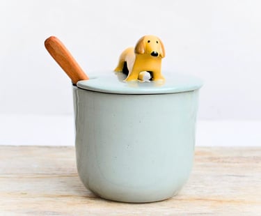 Sugar Bowl Pottery,Sugar Bowl Ceramic,Salt Cellar With Lid,Salt Pig,Sugar Container,Handmade Sugar B