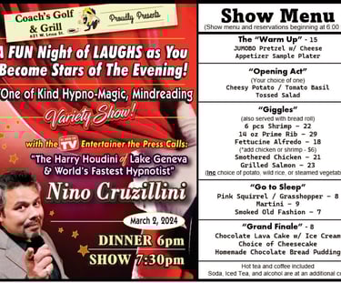 Lena IL Comedy Hypnotist Nino