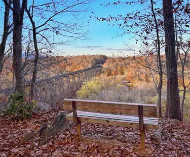 panoramic viewpoint of James river at riverside park lynchburg va