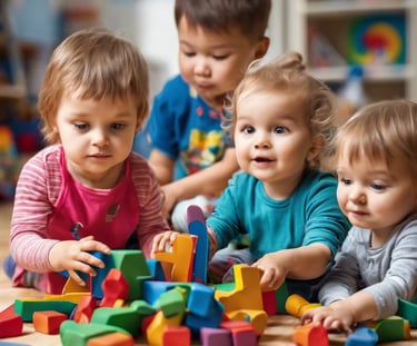 selective focal photo of crayons in yellow box