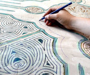 création d'une toile vibratoire énergétique