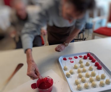 Trompe l 'oeil pour la Saint-Valentin Pomme d'Amour