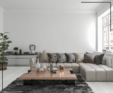 Monochromatic Theme Living room