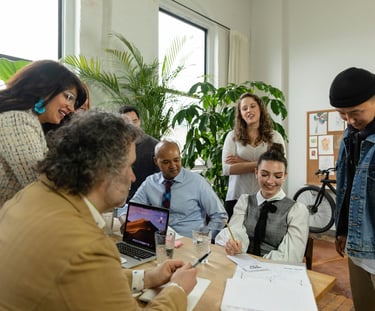 out team of professionals working for business owners on fica savings program