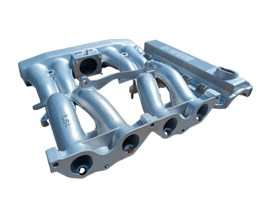 a pair of exhaust exhaust pipes on a car