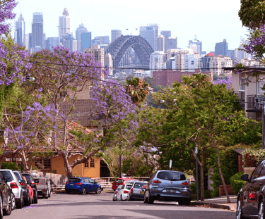 Photo of Suburban street in Neutral Bay, a suburb of the Lower North Shore