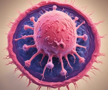 An image of a cancer cell