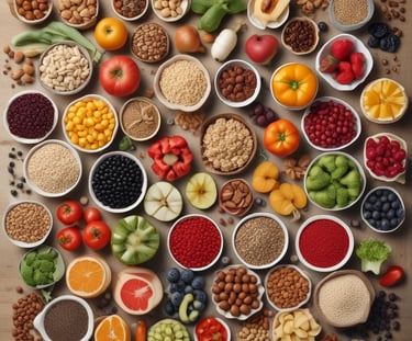 Healthy Ayurvedic meal on a plate, designed to support dosha balance and digestion