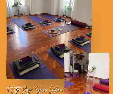 Little Yoga Space Lisboa yoga studio.