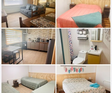 Cabin in Puerto Natales with mountain view