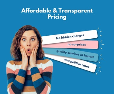 affortable and transparent pricing