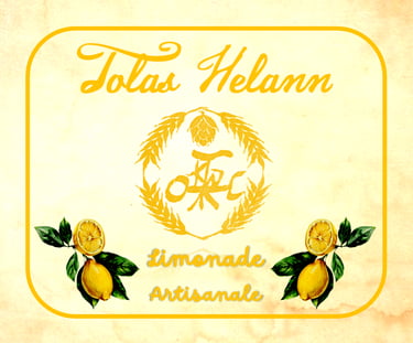 étiquette Limonade Tolas Helann