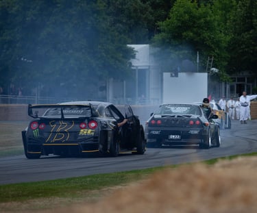 Drifters at Goodwood Festival of Speed