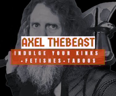 a banner for Axel TheBeast website