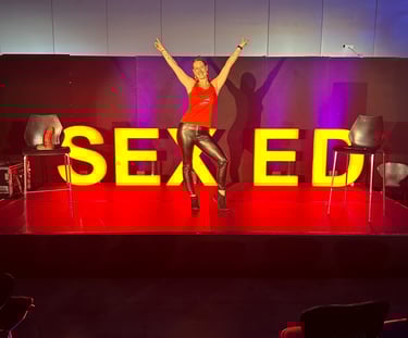 Pleasurelit Patricia on the Sex Education Stage