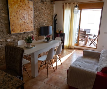 Comedor en la segunda planta de Carmens Rural, Sant Jordi