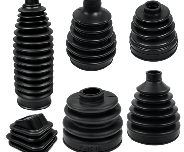 convoluted rubber bellows