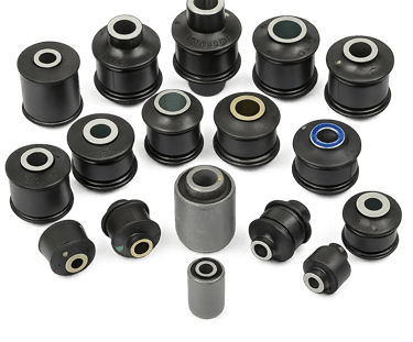 rubber to metal bushes