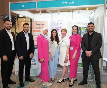 Professional Vitatech team at face event - Dubai