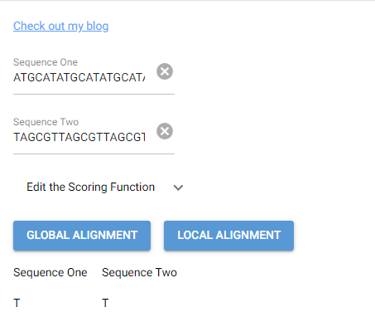 Input Sequences UI