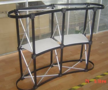 Curved Magnetic Popup Installed System