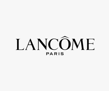 Logo of LANCÔME, a global beauty brand whose standards are met by King Fly.