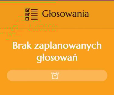 kafelek menu głosowania
