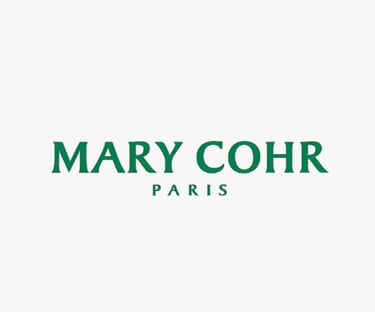 Logo of MARY COHR, a professional skincare brand whose standards are met by King Fly.