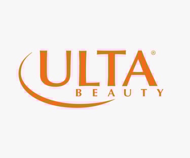 Logo of ULTA BEAUTY, a leading beauty retailer whose standards are met by King Fly.