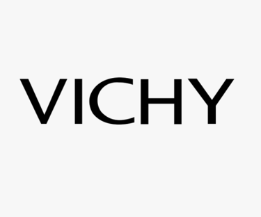 Logo of VICHY, a global dermocosmetic brand whose standards are met by King Fly.