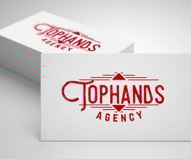Logotipas Tophands agency