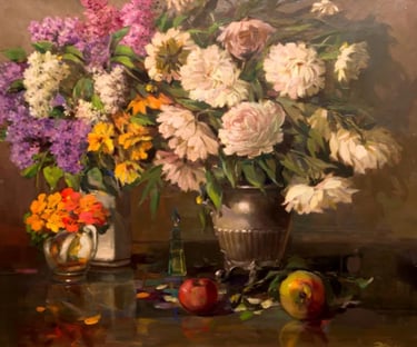 Петро Кодьєв (1899-1968), «Натюрморт. Квіти», 1959