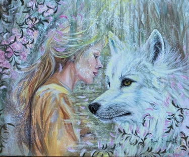 abstract realism animal art