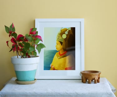 Taupou Portrait Fine Art Print for Sale