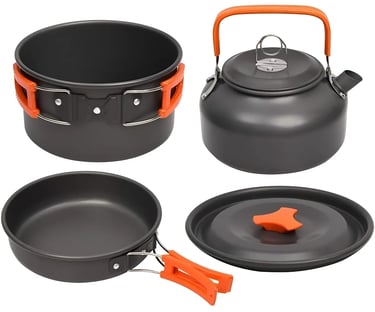 Conjunto de Panelas Camping Out-Of-Doors DS-308 (4 peças)