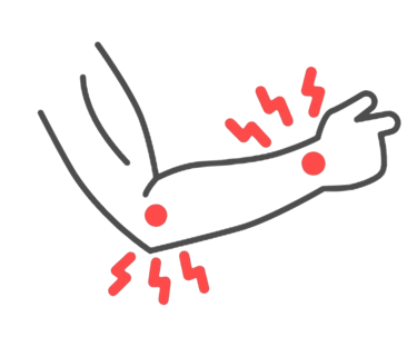 Elbow and wrist pain