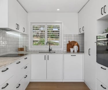 Kaiwaka Mangawhai Road home renovation - renovated kitchen - CHR Builders