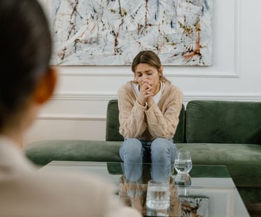 une patiente stressée