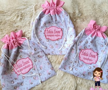 Kit sacolas organizadoras