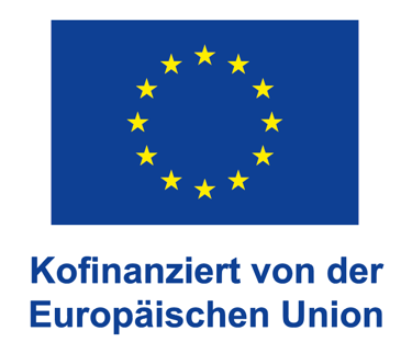 Logo der Europäischen Union – kofinanziert das Förderprojekt Sizeless