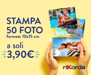 Rikorda - trasforma i tuoi scatti in ricordi tangibili.