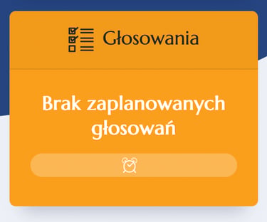 kafelek menu głosowania