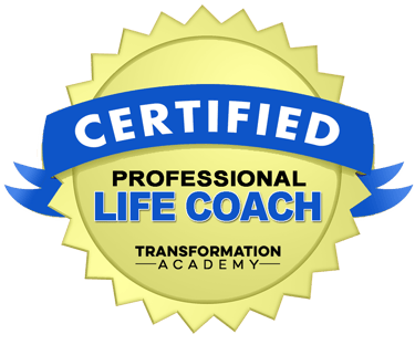 Certified Professional Life Coach logo from Transformation Academy