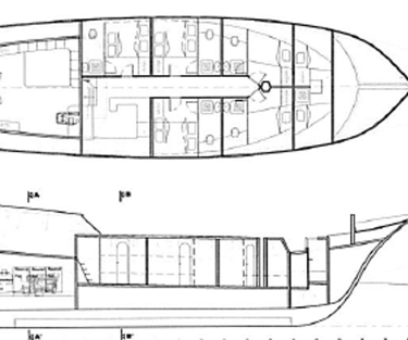 Bateau Bora Bora, plan