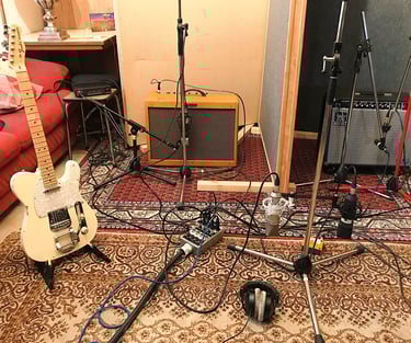 Enregistrements de guitares, Fil's HOUSE Studio