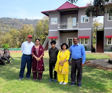 Guests at Green Acres Homestay