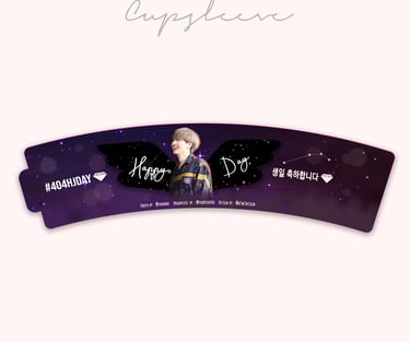 Kpop Cupsleeve Design Service
