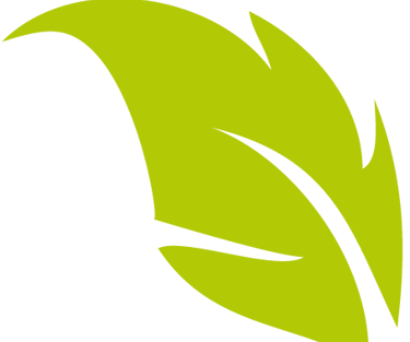 ícone timber pisos em formato de folha